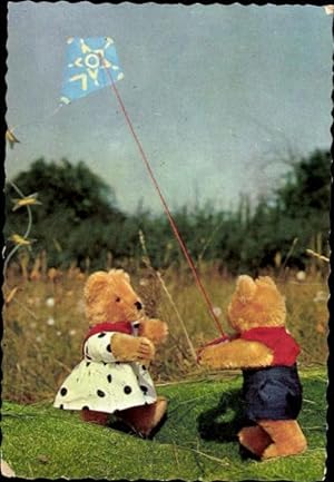 10 alte Ansichtskarte / Postkarte Teddys, diverse Ansichten