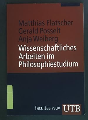 Bild des Verkufers fr Wissenschaftliches Arbeiten im Philosophiestudium. UTB ; Bd.-Nr. 3563 zum Verkauf von books4less (Versandantiquariat Petra Gros GmbH & Co. KG)