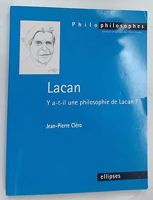 Bild des Verkufers fr Lacan: Y a-t-il une Philosophie de Lacan? zum Verkauf von Plurabelle Books Ltd