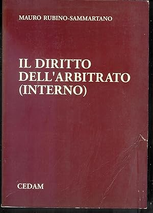 Immagine del venditore per Il diritto dell'arbitrato interno venduto da MULTI BOOK