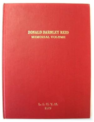 Bild des Verkufers fr Donald Darnley Reid 1914-1977: A Memorial Volume from Colleagues and Friends zum Verkauf von PsychoBabel & Skoob Books