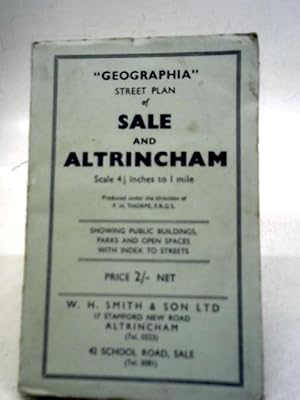 Bild des Verkufers fr Geographia Street Plan of Sale and Altrincham zum Verkauf von World of Rare Books