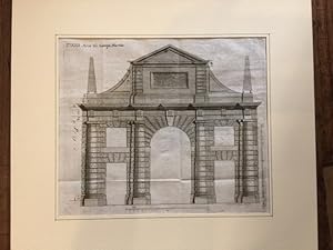 Bild des Verkufers fr Arco di Campo Martio. (Alto sinistra) T. XIIII (basso sinistra) G. Dall'Acqua Scul. [Campo Marzo a Vicenza] zum Verkauf von Studio Bibliografico Malombra