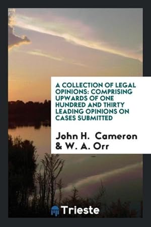 Immagine del venditore per A Collection Of Legal Opinions venduto da moluna