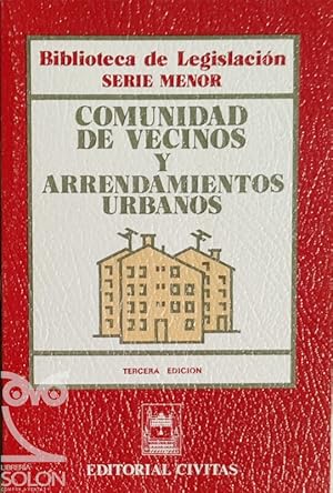 Imagen del vendedor de Comunidad de vecinos y Arrendamientos Urbanos a la venta por LIBRERA SOLN