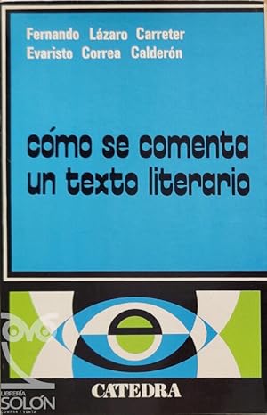 Cómo se comenta un texto literario