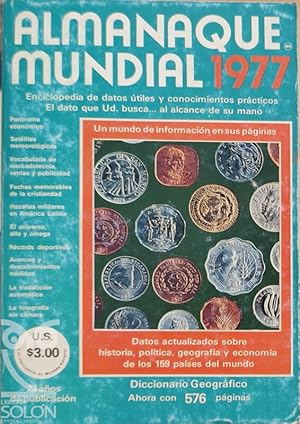 Imagen del vendedor de Almanaque Mundial 1989 a la venta por LIBRERA SOLN