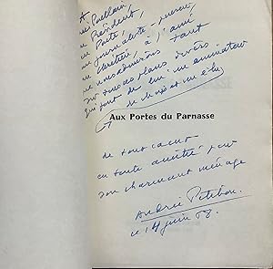 Seller image for Aux portes du Parnasse for sale by Le Songe de Polia