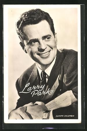 Bild des Verkufers fr Ansichtskarte Schauspieler Larry Parks zum Verkauf von Bartko-Reher
