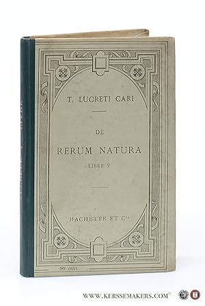Imagen del vendedor de De Rerum Natura Liber V. Texte latin. Cinquime edition revue. a la venta por Emile Kerssemakers ILAB