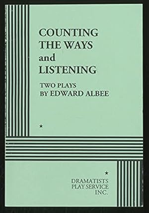 Seller image for Counting the ways and Listening: Two plays for sale by Redux Books