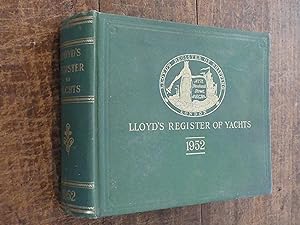 Seller image for Lloyd's Register of Yachts 1952 for sale by Tombland Bookshop