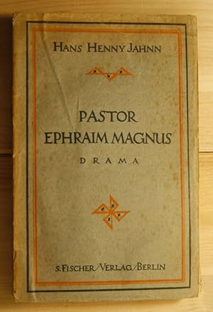 Bild des Verkufers fr Pastor Ephraim Magnus, Drama. zum Verkauf von Antiquariat Robert Loest