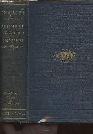 Bild des Verkufers fr Chaucer- Spenser- Dryden zum Verkauf von Le-Livre