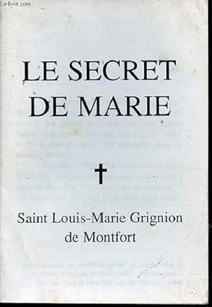 Bild des Verkufers fr Le secret de Marie. zum Verkauf von Le-Livre