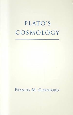 Immagine del venditore per Plato's Cosmology : The Timaeus of Plato venduto da GreatBookPrices