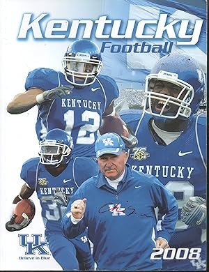 Image du vendeur pour Kentucky Football 2008 Media Guide mis en vente par Warren Hahn