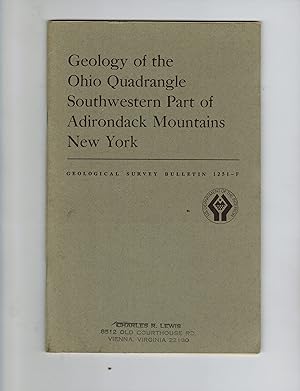 GEOLOGY OF THE OHIO QUADRANGLE SOUTHWESTERN PART OF ADIRONDACK MOUNTAINS NEW YORK