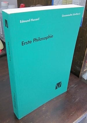 Seller image for Erste Philosophie (=Gesammelte Schriften 6) for sale by Atlantic Bookshop