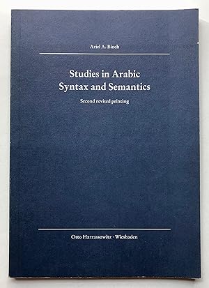 Studies in Arabic Syntax and Semantics