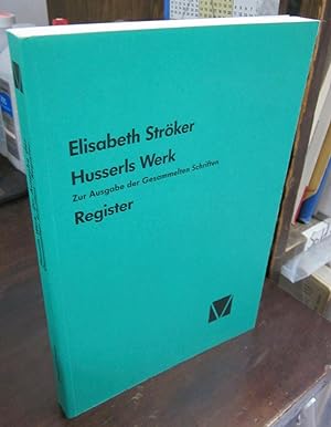 Immagine del venditore per Husserls Werk: Register venduto da Atlantic Bookshop