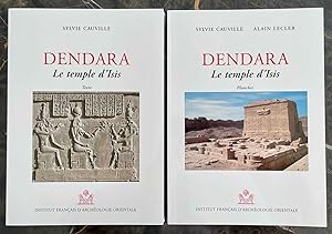 Imagen del vendedor de Dendara. Le temple d'Isis. Vol. I: Textes. Vol. II: Planches (complete set) a la venta por Meretseger Books