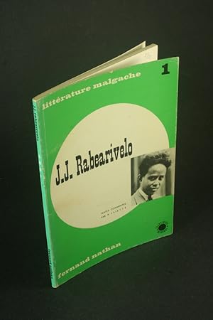 Seller image for J. J. Rabearivelo. Textes commentes par Paul Valette for sale by Steven Wolfe Books