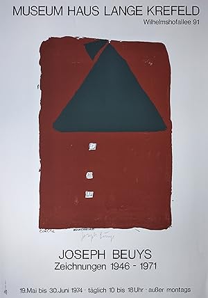 Bild des Verkufers fr Museum Haus Lange Krefeld. Wilhelmshofallee 91. Joseph Beuys. Zeichnungen 1946-1971. zum Verkauf von Kunstbroker GmbH