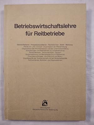 Betriebswirtschaftslehre für Reitbetriebe.