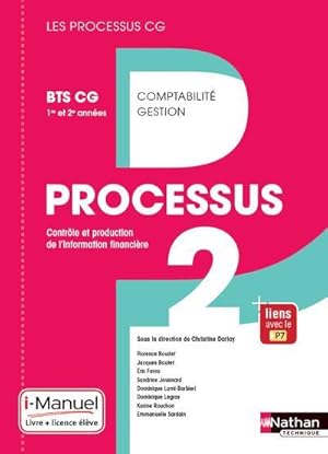 LES PROCESSUS 2 : BTS CG ; 1ère et 2e années ; livre et licence de l'élève (édition 2017)