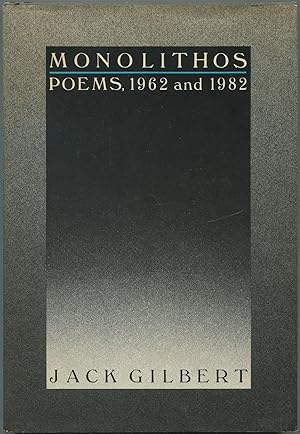 Monolithos: Poems, 1962 and 1982