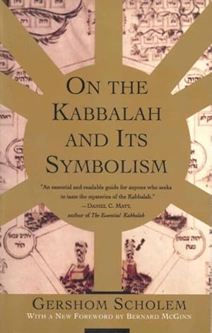 Seller image for On the Kabbalah and Its Symbolism for sale by GreatBookPricesUK