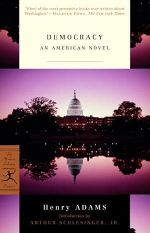 Immagine del venditore per Democracy : An American Novel venduto da GreatBookPrices