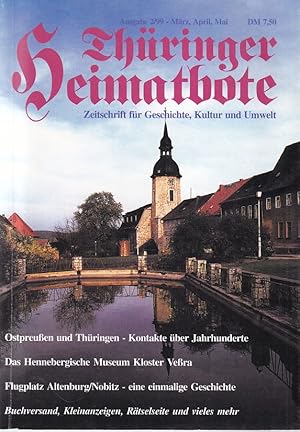 Thüringer Heimatbote. Zeitschrift für Geschichte, Kultur und Umwelt, Ausgabe 2/99 - März, April, ...