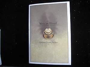 Seller image for WRIT IN BLOOD for sale by HERB RIESSEN-RARE BOOKS