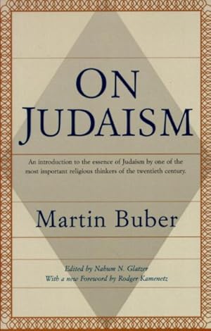 Seller image for On Judaism for sale by GreatBookPricesUK