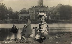 Bild des Verkufers fr Ansichtskarte / Postkarte Der kleine Admiral, Prinz Wilhelm von Preuen, Liersch 1946 zum Verkauf von akpool GmbH