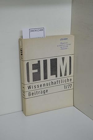 Seller image for Gesprche ber Filmregie Filmwissenschaftliche Beitrge 18. Jahrgang 1/77 for sale by ralfs-buecherkiste