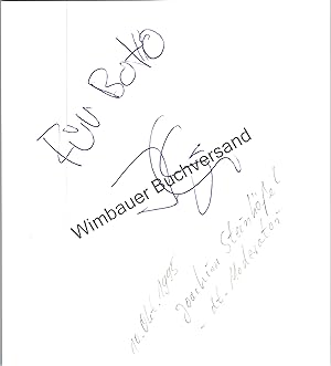 Original Autogramm Joachim Steinhöfel /// Autograph signiert signed signee