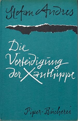 Imagen del vendedor de Die Verteidigung der Xanthippe - Zwlf Geschichten; Einbandgestaltung von Gerhard M. Hotop - Piper-Bcherei - Band 154 - Erstausgabe - EA - WG 45 a la venta por Walter Gottfried