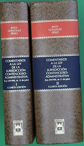 Image du vendeur pour Comentarios a la Ley de la jurisdiccin contencioso-administrativa (Ley 29/1998, de 13 de julio) mis en vente par Librera Alonso Quijano