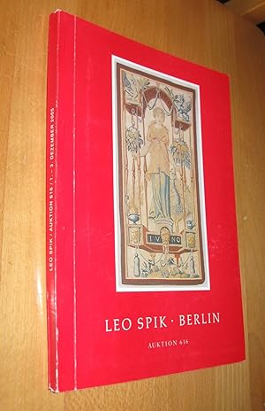 Seller image for Leo Spik Auktion 616 for sale by Dipl.-Inform. Gerd Suelmann