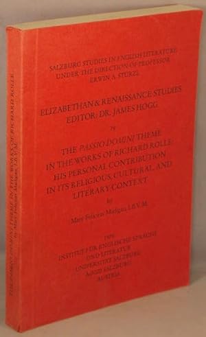 The Passio Domini Theme in the Works of Richard Rolle: His personal contribution in its religious...