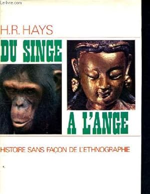 Seller image for Du singe a l'ange - histoire sans faon de l'ethnographie for sale by Le-Livre