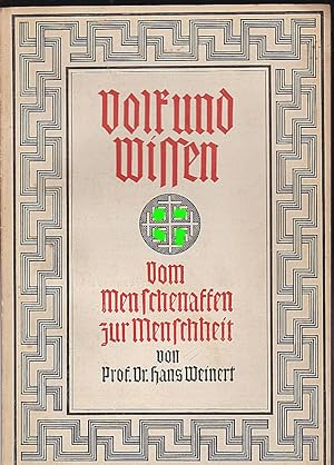 Seller image for Vom Menschenaffen zur Menschheit for sale by Versandantiquariat Karin Dykes