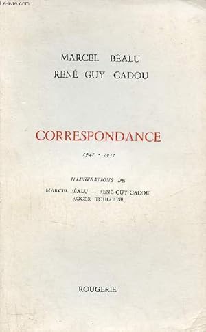 Seller image for Correspondance 1941-1951. for sale by Le-Livre