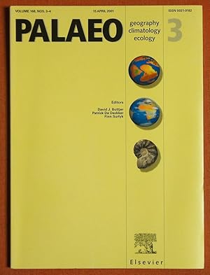 Imagen del vendedor de PALAEO 168/3-4 15 April 2001 Palaeogeography, Palaeoclimatology, Palaeoecology a la venta por GuthrieBooks