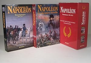 Bild des Verkufers fr Les hommes de Napolon. Tmoignages 1805-1815. Napolon. La dernire bataille. Tmoignages 1814-1815. 2 Volumes zum Verkauf von Librairie Bonheur d'occasion (LILA / ILAB)