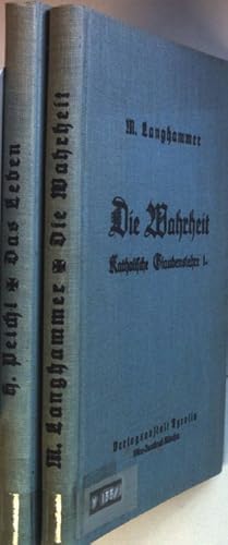 Bild des Verkufers fr Der Weg, die Wahrheit und das Leben: Lehrbuch der katholischen Religion fr die Oberstufe der Mittelschulen (2 Bnde) - Bd.I: Die Wahrheit: kath. Glaubenslehre I/ Bd.II: Das Leben: kath. Glaubenslehre II. zum Verkauf von books4less (Versandantiquariat Petra Gros GmbH & Co. KG)