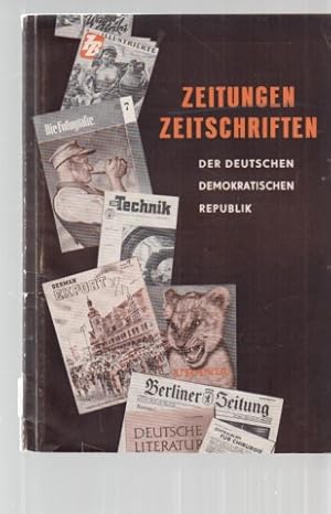 Zeitungen und Zeitschriften der Deutschen Demokratischen Republik. 1956.